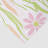 Papier Mousseline Fleurs Rétro Pastel (8) (Détail)