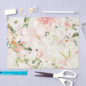 Papier Mousseline Fleurs roses (Design 23 Pink Series) (Artisanat)