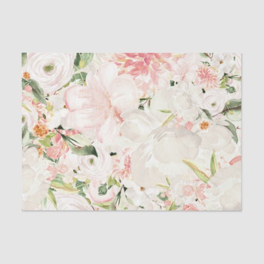 Papier Mousseline Fleurs roses (Design 23 Pink Series) (Recto)