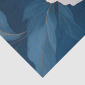 Papier Mousseline Fleurs roses rousses Floral Art Découpage (Détail)