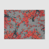Papier Mousseline Fleurs Sakura Papier Tissu (Recto)