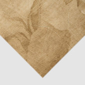 Papier Mousseline Fleurs sauvages de chute d'aquarelle sur parchemin (Détail)