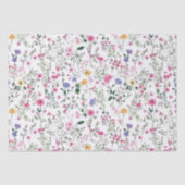 Papier Mousseline Fleurs sauvages d'été (Recto)