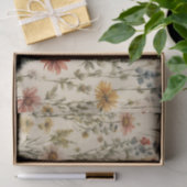 Papier Mousseline Fleurs sauvages en fleurs de couleurs mixtes (Cadeau)