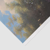 Papier Mousseline Fleurs sauvages et pont de pierre Découpage Art fi (Détail)