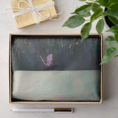 Papier Mousseline Fleurs sauvages, Paysage Abstrait vibrant (Cadeau)