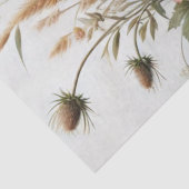 Papier Mousseline Fleurs sauvages rose violet (Détail)