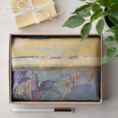 Papier Mousseline Fleurs Vase Bleues, Paul Cezanne (Cadeau)