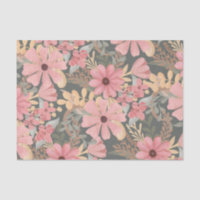 Fleurs vertes rose Sage Laisser Motif Aquarelle
