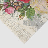 Papier Mousseline Fleurs Vicks (Détail)