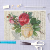Papier Mousseline Fleurs Vicks (Artisanat)