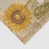 Papier Mousseline Fleurs vintages (Détail)