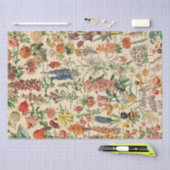 Papier Mousseline Fleurs vintages (Artisanat)