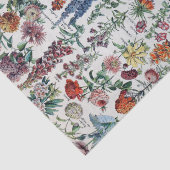 Papier Mousseline Fleurs vintages de Millot Adolphe (Détail)