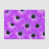 Papier Mousseline Fleurs violettes brillantes (Recto)