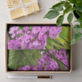 Papier Mousseline Fleurs violettes de San Francisco (Cadeau)