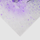 Papier Mousseline Fleurs violettes Oubliez-moi-non Découpage (Détail)