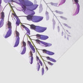 Papier Mousseline Fleurs violettes Wisteria Fleur sauvage Aquarelle (Détail)