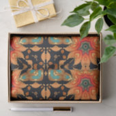 Papier Mousseline Fleurs vives Abstraites Découpage (Cadeau)