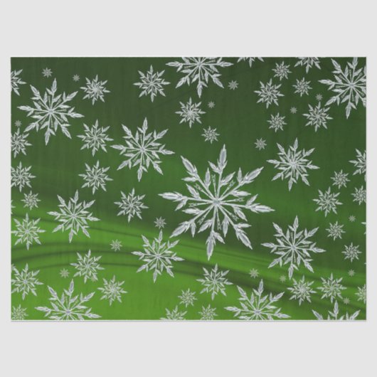 Papier Mousseline Flocon de neige (Recto)