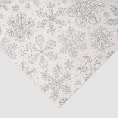 Papier Mousseline Flocon de neige (Détail)