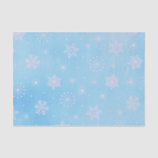 Papier Mousseline "Flocon de neige" (Recto)