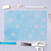 Papier Mousseline "Flocon de neige" (Artisanat)