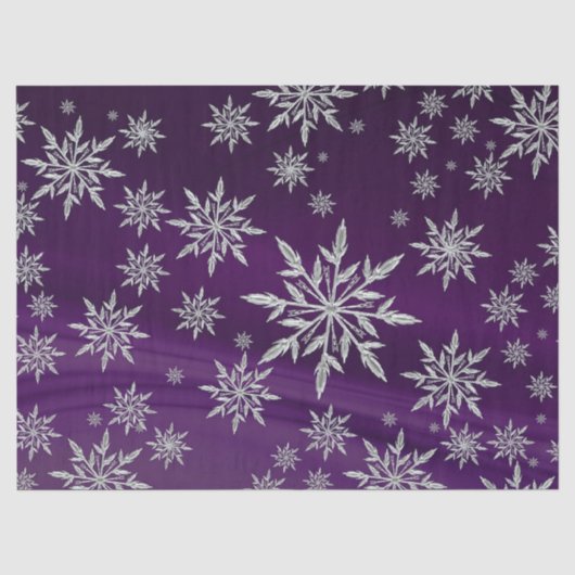 Papier Mousseline Flocon de neige (Recto)