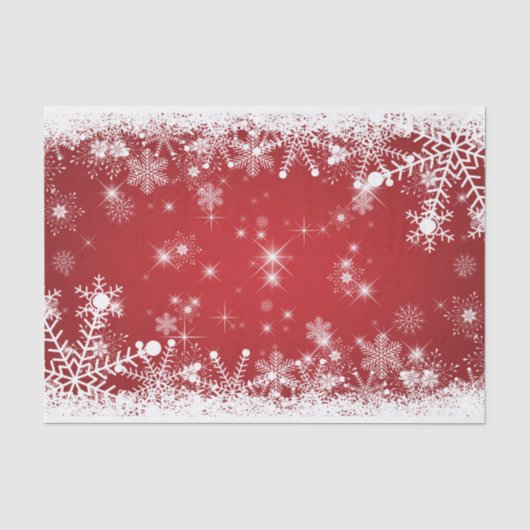 Papier Mousseline Flocon de neige (Recto)