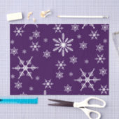 Papier Mousseline Flocon De Neige De Noël En Violet (Artisanat)