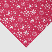 Papier Mousseline Flocon de neige Ornement Noël Fête Tissu Papier (Détail)