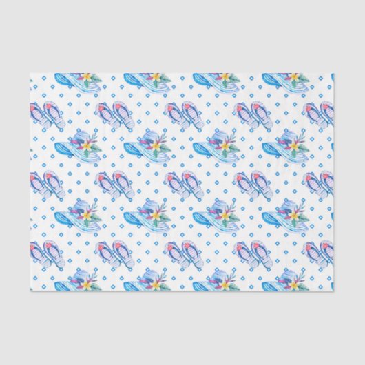 Papier Mousseline Flops et casquette Sun (Recto)