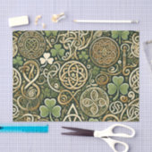 Papier Mousseline Floraison celtique (Artisanat)