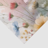 Papier Mousseline Floraisons de Fleurs Sauvages (Détail)