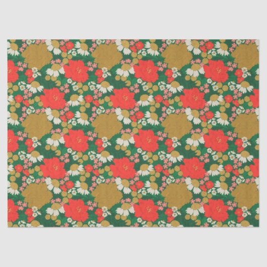 Papier Mousseline Floral Bouquet (Recto)