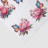 Papier Mousseline Floral Butterfly Clip-Art Illustration Decoupage (Détail)