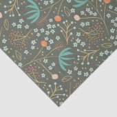 Papier Mousseline Floral de Christmas (Détail)