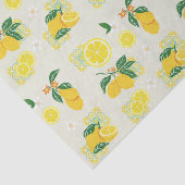 Papier Mousseline Floral de citron (Détail)