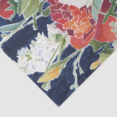 Papier Mousseline Floral de minuit I (Détail)