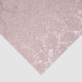 Papier Mousseline Floral Élégant Dusty Rose Dusty rose moderne chic (Détail)