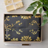 Papier Mousseline Floral Elegant Luxury Collection tendance (Cadeau)