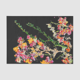 Papier Mousseline Floral élégant unique biologique unique