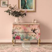 Papier Mousseline Floral Ethéal Abstrait