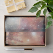 Papier Mousseline Floral Fantasy Girl and Unicorn Decoupage (Cadeau)