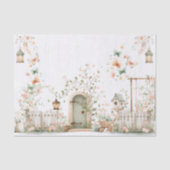 Papier Mousseline Floral Garden Decoupage (Recto)