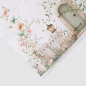 Papier Mousseline Floral Garden Decoupage (Détail)