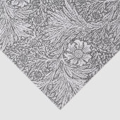 Papier Mousseline Floral gris vintage | Découpage (Détail)