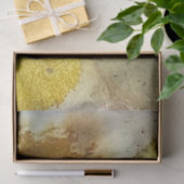 Papier Mousseline Floral Grunge Muet Feuilles d'automne Design (Cadeau)