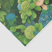 Papier Mousseline Floral Hydrangea Casquette Fun Garden Découpage ga (Détail)