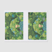 Papier Mousseline Floral Hydrangea Casquette Fun Garden Decoupage R& (Recto)